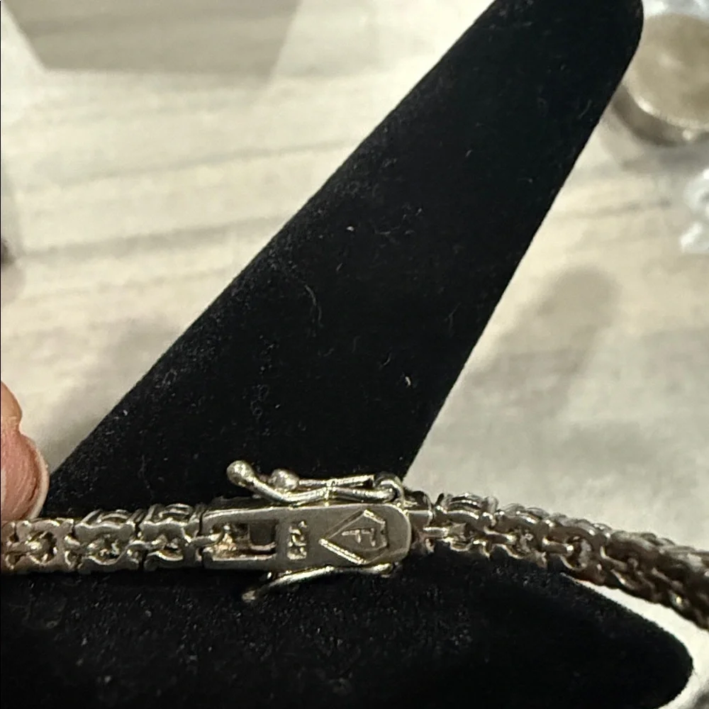 Dazzling Silver Tennis Bracelet - Picture 5 of 5
